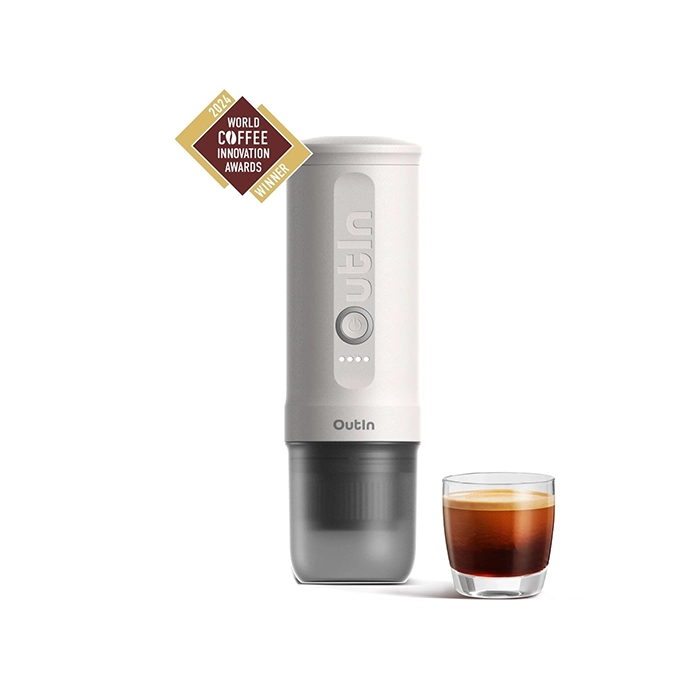 اسپرسو ساز همراه نانو (سفید صدفی) اوتین | OutIn Nano Portable Espresso Machine (Pearl White)